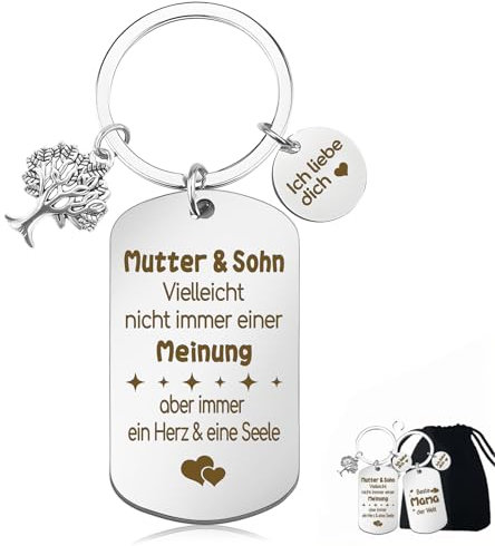 Muttertagsgeschenke für Mama, Muttertagsgeschenk Personalisierte Schlüsselanhänger, Geschenke für Mama Von Sohn, Beste Mama der Welt, Muttertag, Geburtstag, Geburtstagsgeschenk für Danke Mutter