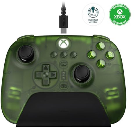 8Bitdo Ultimate 3-Mode Controller, Hall Effect Joysticks, Pro Back Buttons, Wired Only for Xbox Series X|S & Xbox One, Compatibility with Apple, Windows & Android, Officially Licensed (Jade)