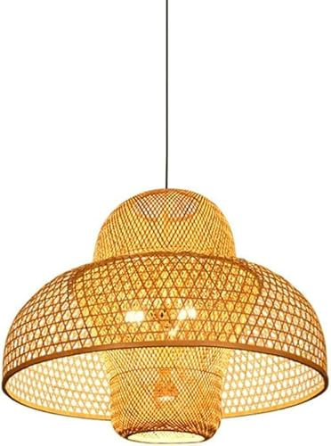 CWZZWS 23.62in Nuovo Bamboo Cinese Hanginglamp Creative Restaurant Personalizzato B&B Inn INCIPANTE Lima di Tea Tea Tea Tea Tea Danda PERDABILI