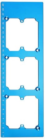 Precisions Bohrschablone, starkes Aluminium, 86 Steckdosen, Upgrades für 86 Steckdosenausschnitte