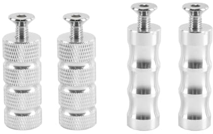 Durlo 2 pares de estribos para palanca de cambios de motocicleta, pedal de freno CNC, estribos de freno trasero y pedal de embrague para modificación de motocicleta.