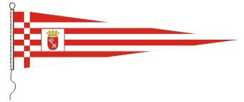 Everflag Langwimpel: Bremen + Wappen 200cm