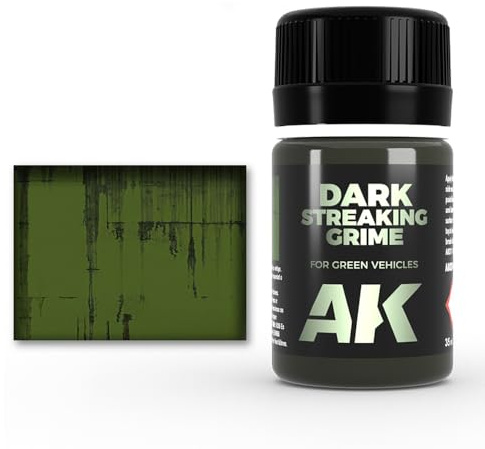 AK Interactive AK00024 Dark Streaking Grime 35ml,Green