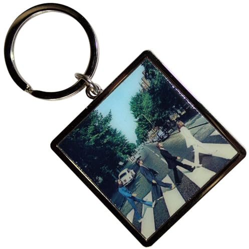The Beatles Abbey Road Album Photo Print Keychain