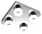 WOFI Deckenleuchte Spa-Line, 4-flammig Serie Luce Farbe 4 x LED / 3, 6 W, 26 x 9 x 26 cm, 3000 k, 30, Chrome