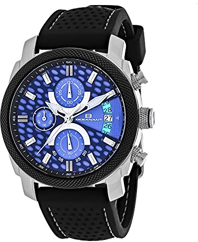 Oceanaut Men's OC2320 Kryptonite Analog Display Quartz Black Watch