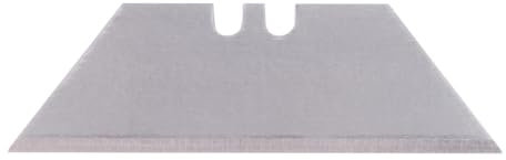 DONAU SAFETY Trapezklingen Set / 10-tlg.- 10 Stück / 19 x 61 mm/Stahl/Ersatzklingen Cuttermesser Sicherheitsmesser 19 mm/Allzweckklingen aus gehärtetem/Teppichmesser Klingen Ersatzklingen