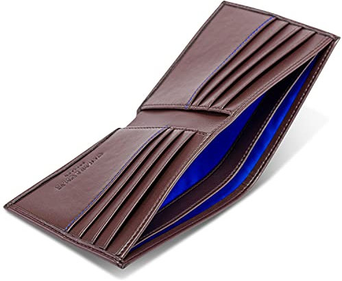 Vegane Geldbörse in Braun mit Futter aus recycelten Plastikflaschen