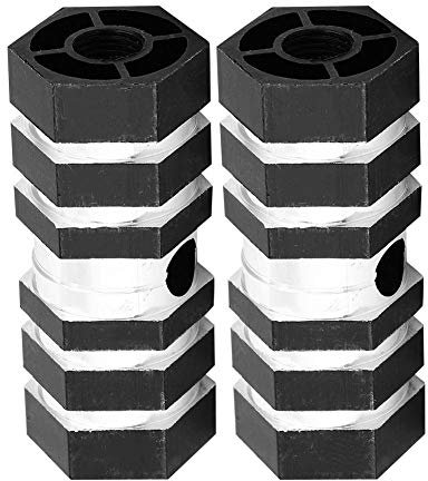 Bicycle Pegs, Aluminum Alloy Bicycle Foot Peg BMX Rear Axle Peg Bicycle Foot Stunt Peg Threaded Stunts Scooters for Mountain Bike Cycling Rear Stunt Pegs (Black) Cycling Bicycles And Spare Parts