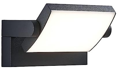 Lindby LED Wandleuchte aussen 340° schwenkbar, Wandlampe Außenleuchte IP54 Außenlampe Außenwandleuchte Gartenlampe Aussenwandlampe