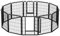 Yaheetech Parc pour Chien 12 Panneaux Cage pour Chiens Enclos Chien Chiot Lapin Rongeur en métal 80 cm de Hauteur