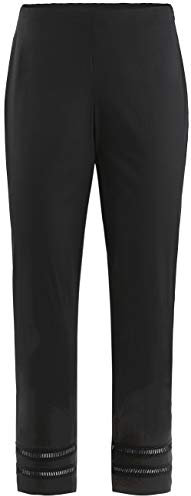 Stehmann, leichte 6/8 Sommerhose mit Hohlsaum Farbe schwarz, Größe 38
