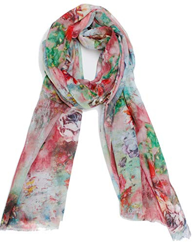 Van Der Rich ® - Foulard en soie (Toute saison) - Femme (Rose)