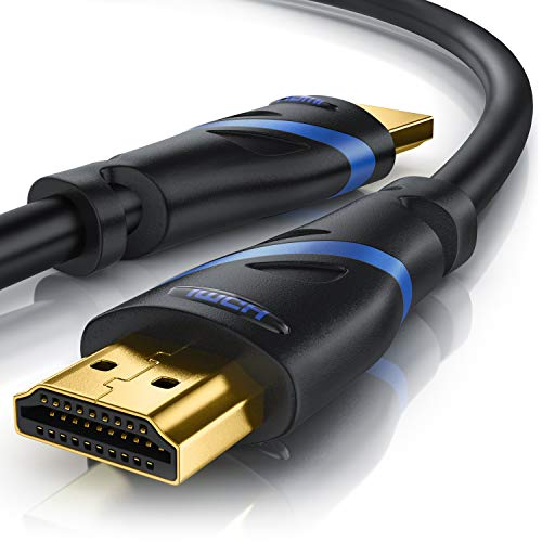 CSL - 8k HDMI Kabel 2.1 1,5m Meter - 8K @ 60Hz / 120Hz - 4K @ 240Hz - 48 Gbit/s - HDMI 2.1 2.0a 2.0b - 3D - Highspeed Ethernet - HDTV - UHD II - Dynamic HDR-10+ - eARC - Variable Refresh Rate VRR