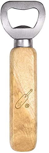 Azeeda 'Cricket Bat & Ball' Wooden Bottle Opener (BO00052981)