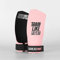 TRAINLIKEFIGHT Icon 0H - Calleras para Cross Training, calistenia, Ejercicios gimnásticos, protección para Tus Manos (R-Pink, L)