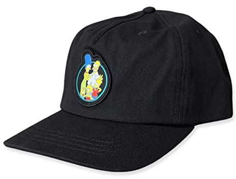 Billabong Simpsons Family Snapback Cap Basecap Baseballcap Curved Brim (One Size - schwarz)