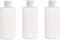 Lot de 3 flacons vides rechargeables en plastique souple avec bouchon à rabat pour voyage, maquillage, articles de toilette, conteneurs de rangement pour shampoing, gel douche, lotion (400 ml)