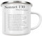 artboxONE Emaille Tasse Sonnet 130 by William Shakespeare von Cristina Castro Moral - Emaille Becher Typografie