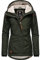 Ragwear Damen warme Winterjacke kurz mit Kapuze Monade Intl Dark Olive22 Gr. M