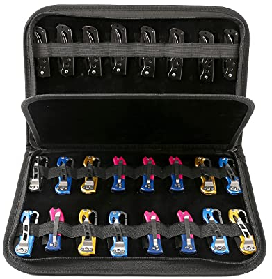 Pocket Knife Storage Case, Small Knife Display Case, PU Leather Sheaths, Knife Storage Bag with 40 Slots DD23, Black + Black