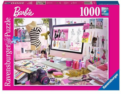 Ravensburger Puzzle 17518 - Barbie, die Fashion Ikone - 1000 Teile Puzzle für Kinder und Erwachsene ab 14 Jahren