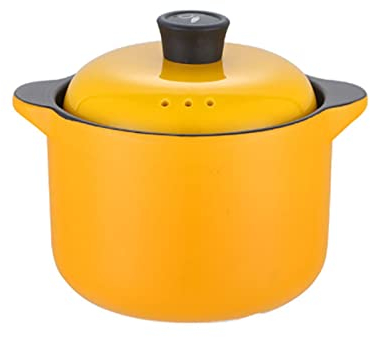 NEWCES Suppentopf Keramik Auflauf rot rund Kochen Suppentopf Haushalt Küchengerät Bratpfanne
