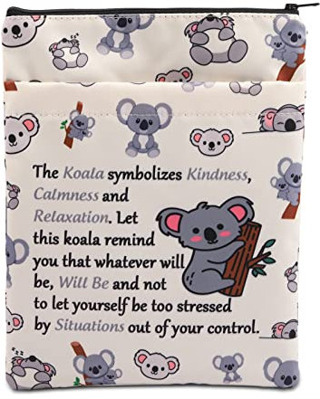 Koala - Custodia per libro per amanti del koala, regalo per il proprietario di koala, regalo per il proprietario, koala, regalo per amici, familiari e colleghi (Koala BM)