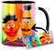 Sesame Street Bert And Ernie Tasse Innen & Henkel Schwarz Keramikbecher Mug
