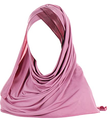 Kopftuch Damen Muslim,Kopfbedeckung Haarausfall Headwear Alopezie Chemo Krebs Cap muslimische Mütze, Kopftuch, Damen, Zopf, Indien, Mini-Hijab, hohe Elastizität, Schlauch, Motorhaube, Sport, Outdoor,