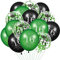 Luftballoon 16. Geburtstag Deko,15Stück Kinder Grün Schwarz Geburtstag 16. Jahre Junge Ballons Dekorationen Latex Konfetti Geburtstagsballon für Jungen Mädchen Dekorations Kindergeburtstag Dekor