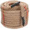 PATIKIL Jute Twine Rope 50mm x 15m Natural Jute String Twine Twisted Manila Rope Burlap Rope for Docks Railings Bundling Craft Tug of War Garden Home Decor (1-1/4 Inch x 100 Feet)
