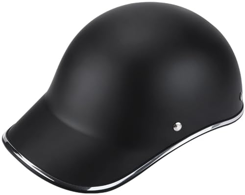 Rétro Demi Casque De Moto ECE Homologué Casques Jet De Moto Femme Homme À L'allemande Casques Bols Femme Homme, pour Vélos Scooter Cruiser Vélo Électrique 2,54CM-62CM