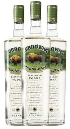 Vodka Zubrowka Botella Misil 1 L (Caja de 3 Botella Misil de 1 L)