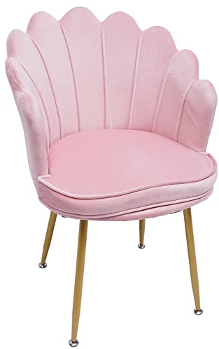 GramStudio Sessel, Ohrensessel Relaxsessel Wohnzimmersessel mit Sitzkissen, 60 * 47 * 74cm, für Schlafzimmer Arbeitszimmer Wohnzimmer Balkon, Rosa