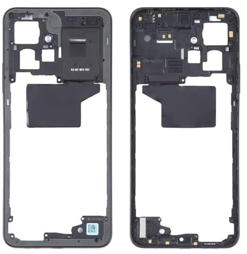 Pièce de rechange pour téléphone portable Xiaomi Redmi Note 12 4G Cadre central Plaque de réparation