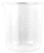 Cikiki Measuring Cup 1000ml Transparent PP Plastic Graduated Beaker for Lab and Kitchen Use