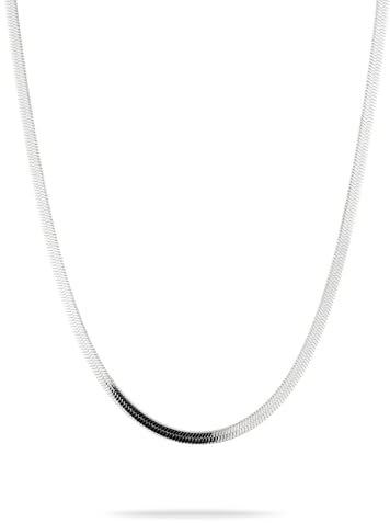 LIEBESKIND BERLIN Damen Sleekchain Halskette – Edelstahl Kette in verschiedenen Farben und Längen, größenverstellbar – zeitlos, modern und vielseitig kombinierbares Schmuckstück