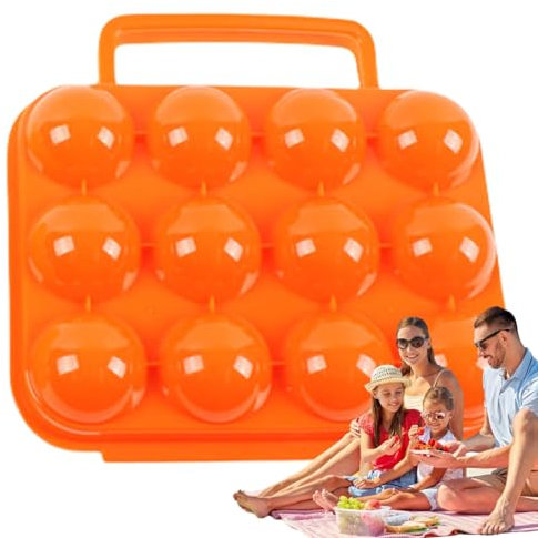 Porte-œufs de camping,Récipient à œufs de camping | Boîte à oeufs portatif,Ustensiles de cuisine pour la randonnée en plein air, Conteneur de cuisine pratique pour les voyages, pique-nique,