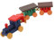 JOINPAYA Holzspielzeug Kinderspielzeug Miniatur Zug Modell Für Buntes Mini Zug Für Puppenhaus Szenen Kreatives Holzspielzeug Für Ädchen Und Jungen Ab 3 Jahren Ideal Für Motorik Und Fantasie