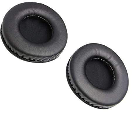 TINEASUR Ersatz-ohrpolster Rund Memory Foam Mit Proteinhaut Atmungsaktiv Weich Komfortabel Passend Für Over-Ear Kopfhörer Noise-Isolation Kopfhoerer