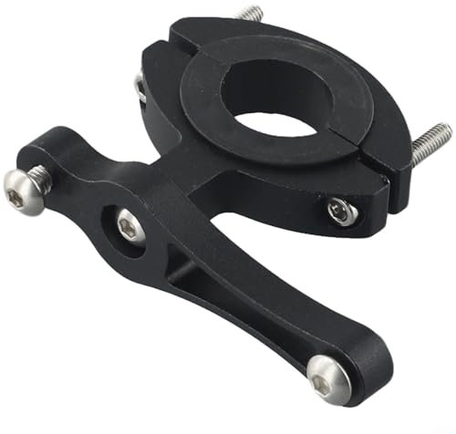 Leichter und tragbarer Flaschenhalter aus Aluminiumlegierung für Fahrradlenker (schwarz)