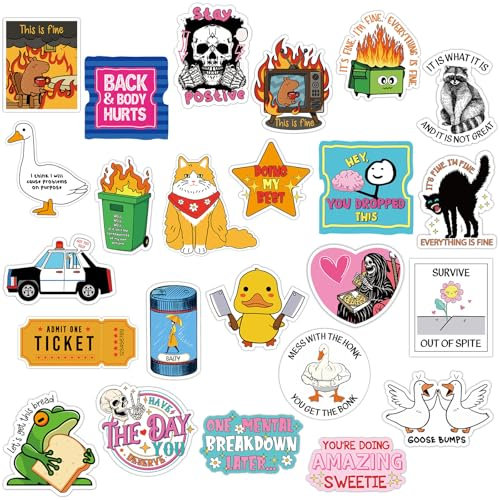 Xuhal Lustige Kühlschrankmagnete, niedlich, lustig, witzig, für Erwachsene, Auto, Schreibtisch, Küche, niedliche Tiere und Worte, lustige Kühlschrankmagnete für Büro, Spind, Schrank, Halloween