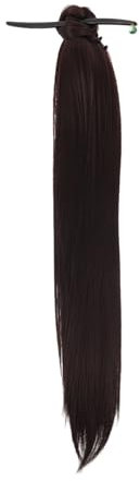 VALICLUD Clip Ponytail Hair Extensions for Women Brown Fake Ponytails for and Chinese Style Costumes Lightweight and Stylish