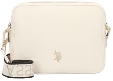 U.S. POLO ASSN. Mansion Zip Crossbody Bag Cream White