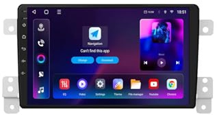 Android 13 Car Stereo para Suzuki Grand Vitara 3 2005-2015 9 Pulgadas Autoradio con WiFi 4G Pantalla táctil de Navegación GPS AHD RDS FM Am BT DSP SWC DVR USB Mirror Link(8+256G)