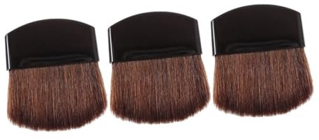 UKCOCO 3stücke Make-up Pinsel Für Highlighter Foundation Und Puder Kosmetikpinsel Für Flüssigkeit Und Puder Produkte