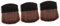 UKCOCO 3Stücke Teiliges Mini Make Up Pinsel für Puder und Anwendungen Gesichtspinsel für Reisen Hochwertige Borsten für Präzise Aufträge von Foundation und Highlighter