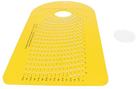 Kukyller Router Circle Jig, Precision Circle Cutting Jig Plunge Router for Making Speaker Cutouts Cut Circles for Woodworking Tool