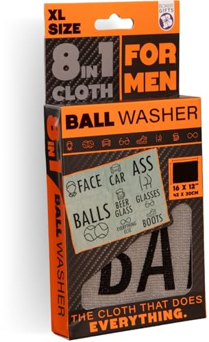 Boxer Gifts Funny 8-in-1 Ball Washer Cloth - Rude Joke Gift for Men Who Have Everything - Novelty Secret Santa